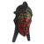 African wood mask, 'Bompaka' - Hand Carved Sese Wood African Mask