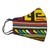 Cotton face mask, 'Happiness' - Handmade Cotton Face Mask from Africa (image 2c) thumbail