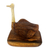 Mahogany wood sculpture, 'Ostrich Feathers' - Hand Carved Bone and Mahogany Wood Ostrich Sculpture (image 2c) thumbail