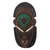 Máscara de madera africana, 'Bloblo' - Máscara de madera africana tallada a mano