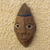 Afrikanische Holzmaske, 'Loo' - Handgeschnitzte afrikanische Sese-Holzmaske