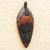 Afrikanische Holzmaske, 'Adio' - Afrikanische Holz- und Aluminiummaske