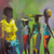 'The Head Pan' - West African Impressionist Style Painting (image 2b) thumbail