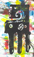 'Duafe' - Original Acrylic and Colored Pencil Signed Painting thumbail