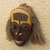 African wood mask, 'Dan People' - Artisan Crafted African Sese Wood Mask (image 2b) thumbail