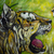 'Championship II' - Signed Lion and Tiger Painting from West Africa (image 2b) thumbail