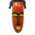 Afrikanische Holzmaske, 'Afefa' – handgeschnitzte afrikanische Sese-Holzmaske