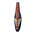African wood mask, 'Amewuga' - Handcrafted African Sese Wood Mask in Blue and Red thumbail