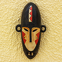 African wood mask, Boa Style