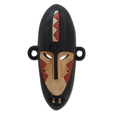 Afrikanische Holzmaske - afrikanische Sese-Holzmaske