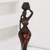 Wood sculpture, 'Ohemaa III' - Hand Carved Albesia Wood Statuette (image 2d) thumbail