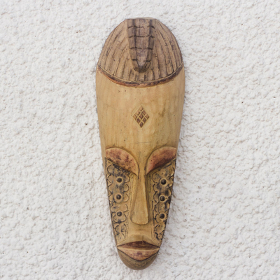 Ivoirian wood mask, 'Kweke' - Ivoirian wood mask