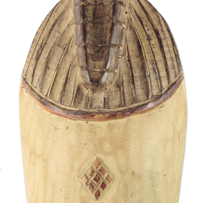 Maske aus ivorischem Holz, 'Kweke' - Maske aus ivorischem Holz