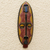 African wood mask, 'Striking Colors' - Hand Crafted Rubber Wood Mask