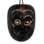 Afrikanische Holzmaske - Handbemalte afrikanische Sese-Holzmaske