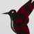 „Ich glaube, ich kann fliegen III“ – mattiertes Acryl-Kolibri-Gemälde