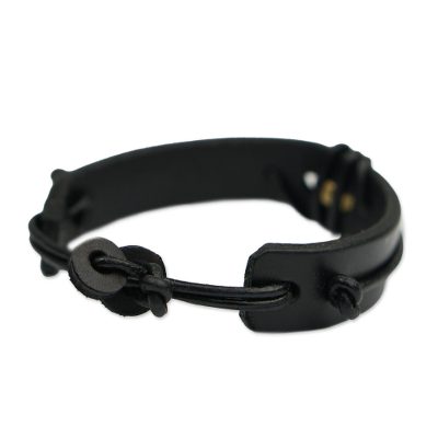 Pulsera de cuero para hombre - Pulsera de cuero para hombre