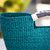 Natural fiber handle handbag, 'Saturday Market in Green' - Natural Fiber and Leather Handle Handbag