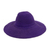 Sombrero de rafia - Sombrero de rafia tejido violeta