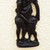 Ebony wood sculpture, 'Midnight Love' - Romantic Ebony Wood Sculpture (image 2c) thumbail