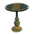 Wood accent table, 'Asafoiatse' - Sese Wood and Brass Plated Accent Table thumbail