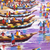 'Lila Ozean' - Acryl Seelandschaft Gemälde auf Leinwand