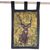 Batik cotton wall hanging, 'Greater Kudu I' - Batik Cotton Kudu Wall Hanging Handcrafted in Ghana