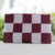 Eco-friendly beaded clutch, 'Checkered Perfection' - Eco-Friendly Checkered Beaded Clutch from Ghana