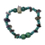 Eco-friendly beaded stretch bracelet, 'Praise the Sea' - Hand Crafted Eco-Friendly Beaded Bracelet