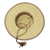 Leather-accented raffia sun hat, 'Shady Lane' - Woven Raffia Sun Hat from West Africa (image 2d) thumbail