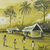'Back in the Woods' - Acrylic on Canvas Depicting a Rural West African Village (image 2d) thumbail