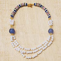 Umweltfreundliche Halskette mit Anhänger, „Pure Minded“ – handgefertigte, umweltfreundliche Halskette mit Anhänger