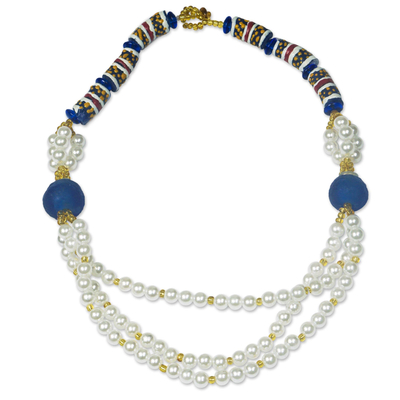 Umweltfreundliche Halskette mit Anhänger, „Pure Minded“ – handgefertigte, umweltfreundliche Halskette mit Anhänger