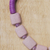 Eco-friendly beaded necklace, 'Purple Aseda' - Eco-Friendly Beaded Purple Necklace (image 2b) thumbail