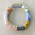 Eco-friendly beaded bracelet, 'Smile at You' - colourful Eco-Friendly Beaded Bracelet from Ghana