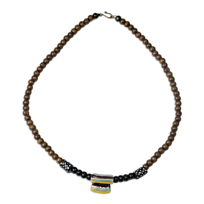 Eco-Friendly Beaded Necklace from Ghana