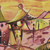 'Living Together' - Signed Acrylic Village Scene on Canvas (image 2b) thumbail