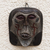 African wood mask, 'Igbo Tradition' - Igbo-Style Wood Mask Hand-Crafted in Ghana thumbail
