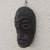 African wood mask, 'Dan Expression' - Handmade Sese Wood African Wall Mask (image 2b) thumbail