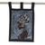 Batik cotton wall hanging, 'Beautiful Soul' - Batik Cotton Wall Hanging with Portrait Motif