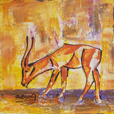 Original Animal Painting from Ghana