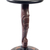 Wood accent table, 'Trumpeting Elephant' - Wood Pedestal Table with Elephant Theme