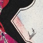 Batik cotton wall art, 'Play Time' - Mother and Child Batik Cotton Collage from West Africa