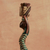 Ebony wood sculpture, 'Obaapa III' - Artisan Crafted Ebony Wood Sculpture (image 2c) thumbail