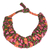 Cotton collar necklace, 'Your Destiny' - Multicoloured Cotton Collar Necklace Hand-crafted in Ghana