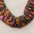 Cotton collar necklace, 'Your Destiny' - Multicoloured Cotton Collar Necklace Hand-crafted in Ghana