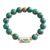 Eco-friendly beaded bracelet, 'Someone to Love' - Recycled Glass Bead Bracelet from Ghana