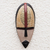 African wood mask, 'Spirit of Africa' - Hand Carved Sese Wood Wall Mask from Ghana (image 2) thumbail