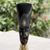 African wood mask, 'Future Queen' - Ghanaian Artisan Crafted Queen-Themed African Wood Mask (image 2c) thumbail