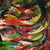 Twist - Mehrfarbige abstrakte Malerei von Frau